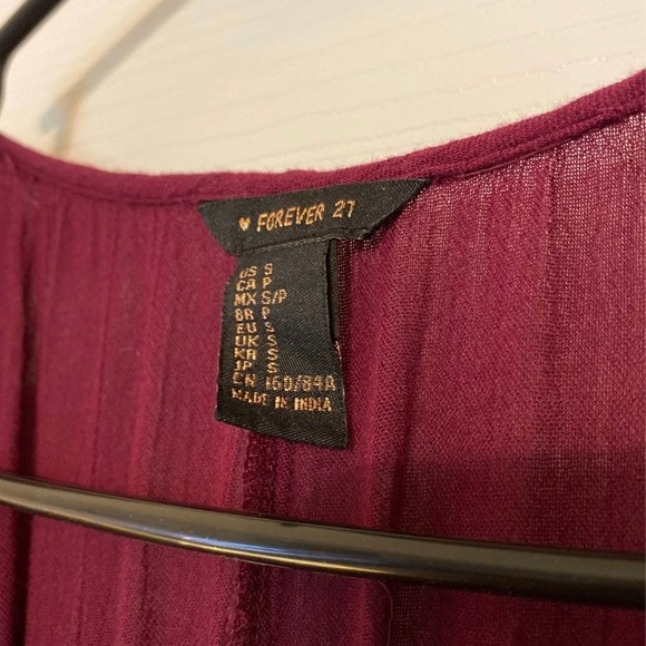 Small Burgundy Dress - Picture 2 of 7